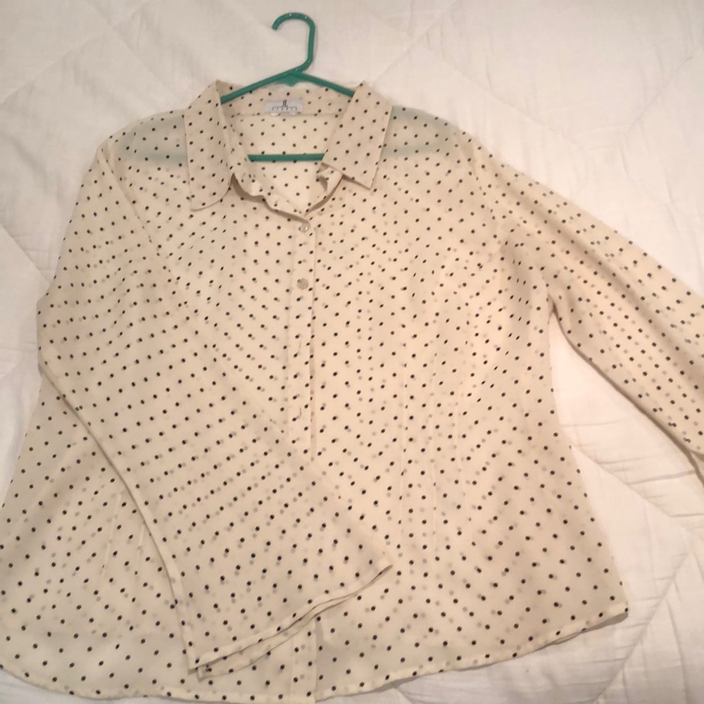 Long sleeve chiffon top